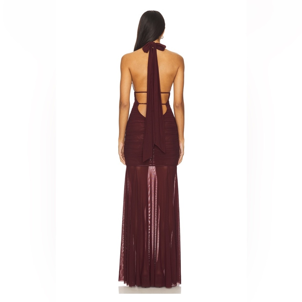 MAJORELLE Oxblood Shella Gown - Revolve - Picture 2 of 4